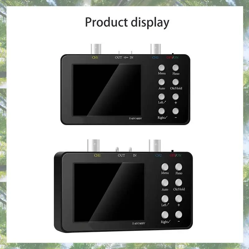 

Premium-Digital Oscilloscope Dual-Channel 50M Sampling Rate 10M Analogue Bandwidth 6A Current Waveform Measurement