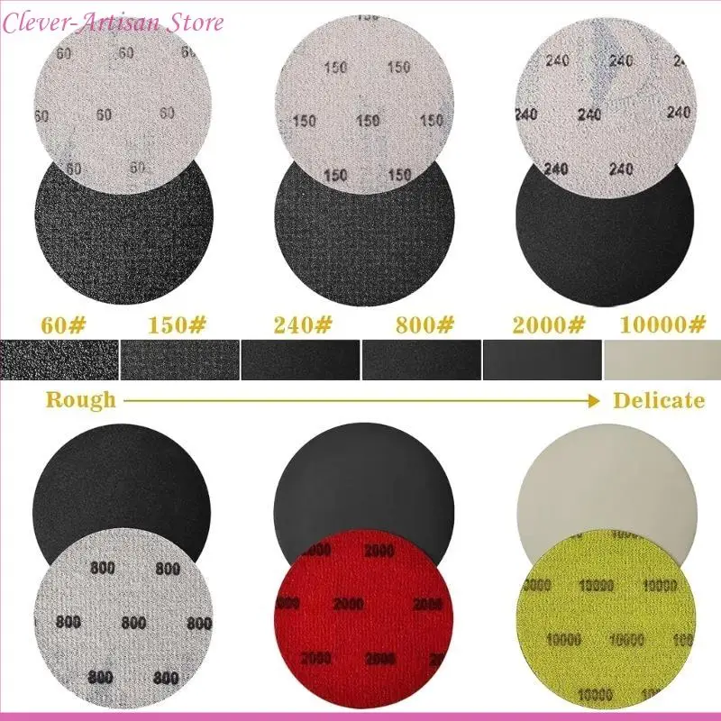 E06B 42PCS Professional 42pcs Car Headlight Polishing Set Waterproof Sanding Discs