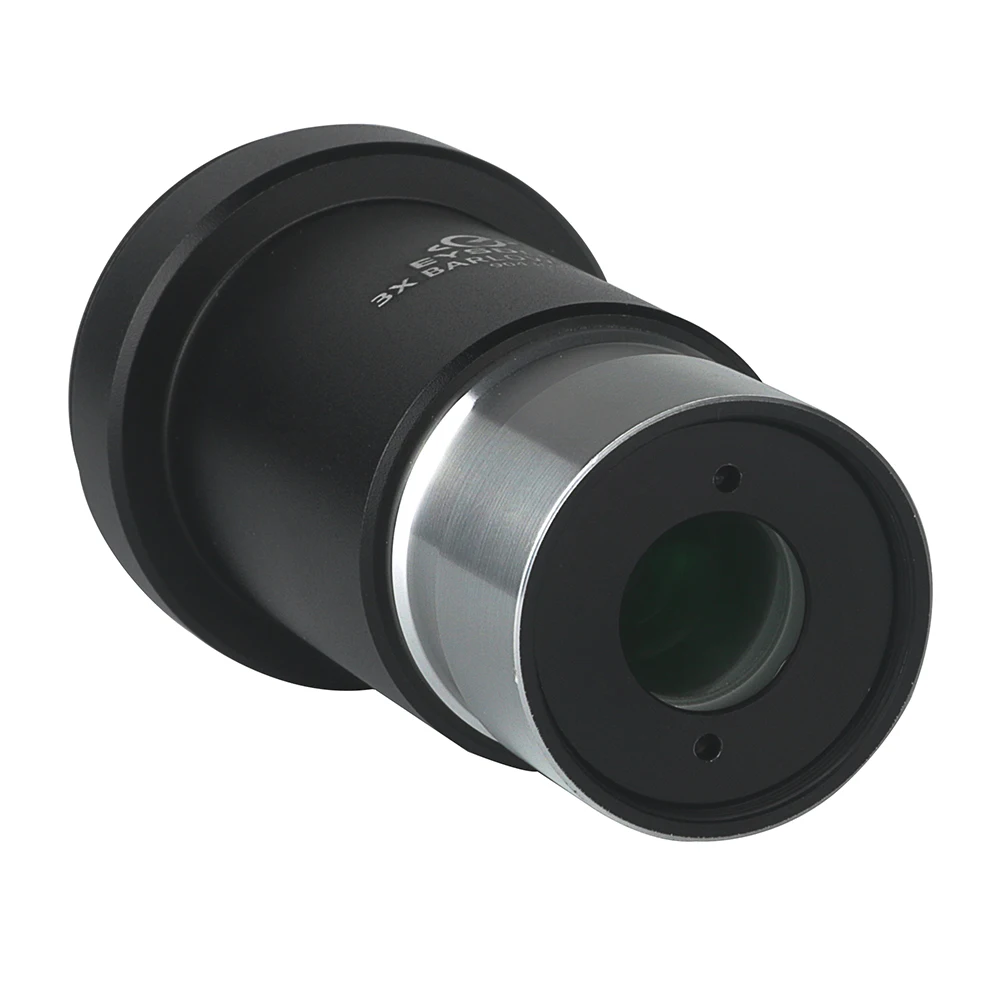 EYSDON 3X Barlow Lens 1.25 Inch 3-Element Apochromatic FMC Metal Body with M42*0.75MM Camera Thread for Astronomical Telescope