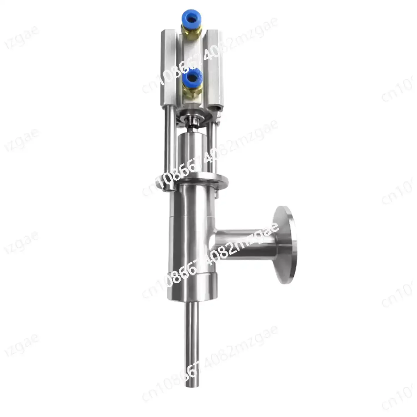 Anti-drip filling head, pneumatic filling valve 50.5 chuck straight head filling head (into 19mm)