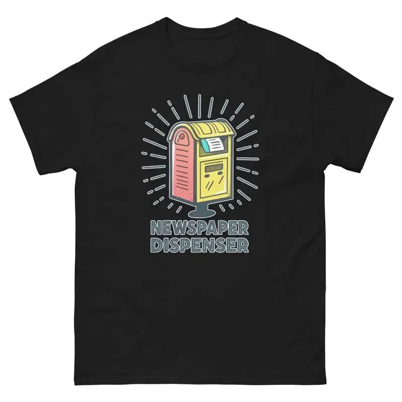 Newspaper Dispenser Object Place Item Urban T Shirt