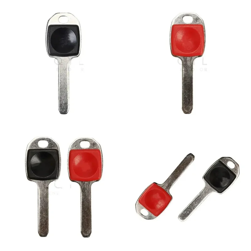 6Pcs New Blank Key Motorcycle Replace Uncut Keys For Harley Softail Street Fat Bob Classic Heritage Slim Low Rider Sport Glide