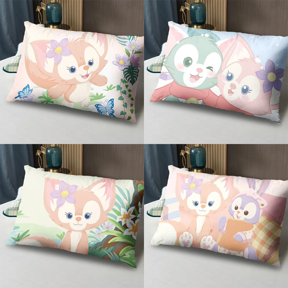 Disney cute Lena Belle pillowcase, bedroom room home decoration, soft and comfortable, living room sofa pillow case