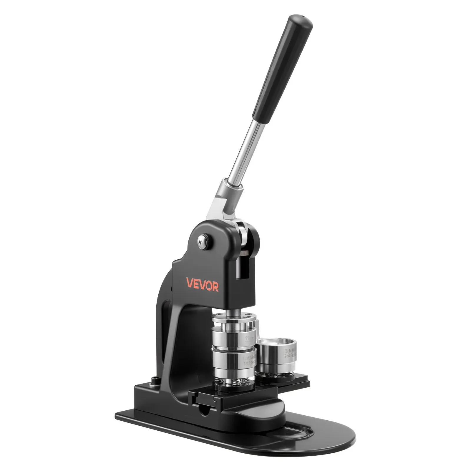 

Button Maker Machine, 1.25 in, Pin Maker Machine with 500pcs Button Parts, Circle Cutter, Hex Wrenches and Magic Book, Ergono