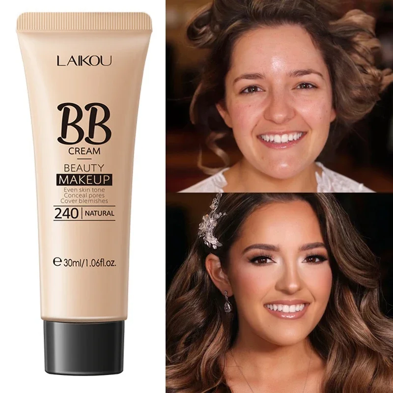 Long Lasting BB Cream Liquid Foundation Waterproof Cover Acne Spot Natural Face Base Makeup Matte Concealer Foundation Cosmetics