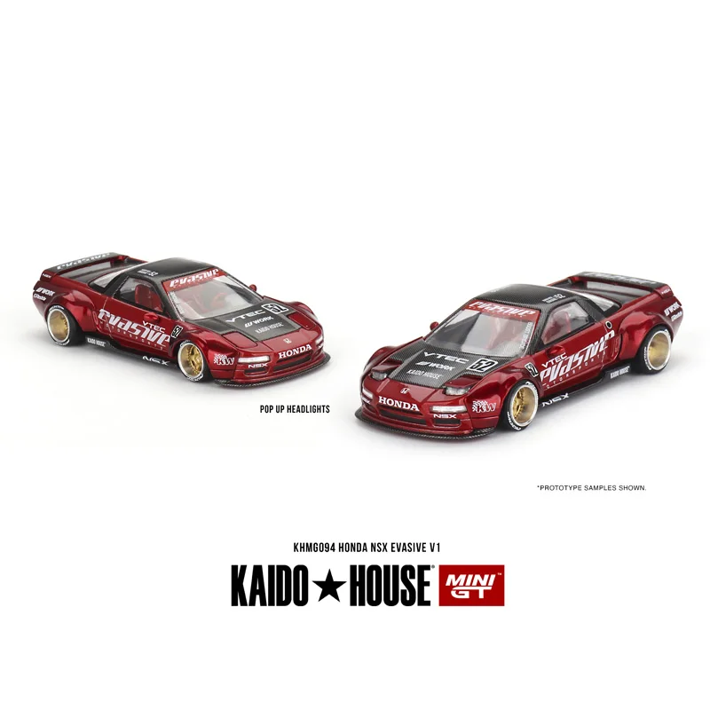 

TSM MINI GT KAIDO HOUSE open back cover 1:64 Honda NSX headlights can jump alloy car model