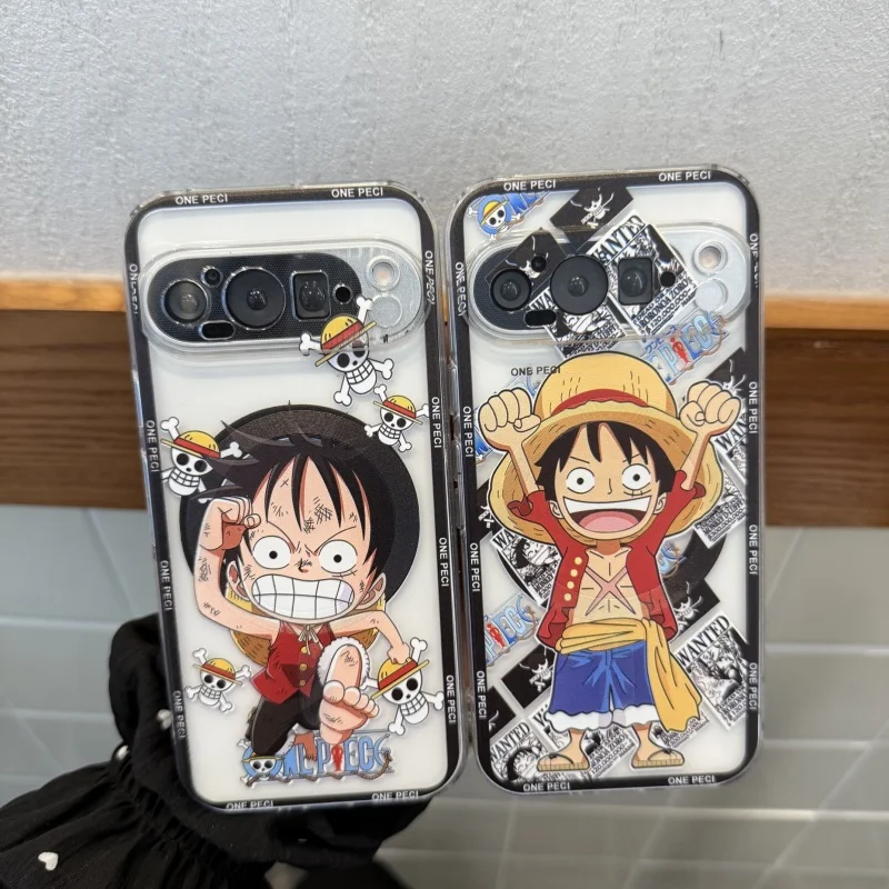

cartoon Cute O-One P-Piece Luffy Magsafe Wireless Charge Phone Case For Google Pixel 9 10 pro XL 9Pro 10Pro 9Pro Magnetic Holder
