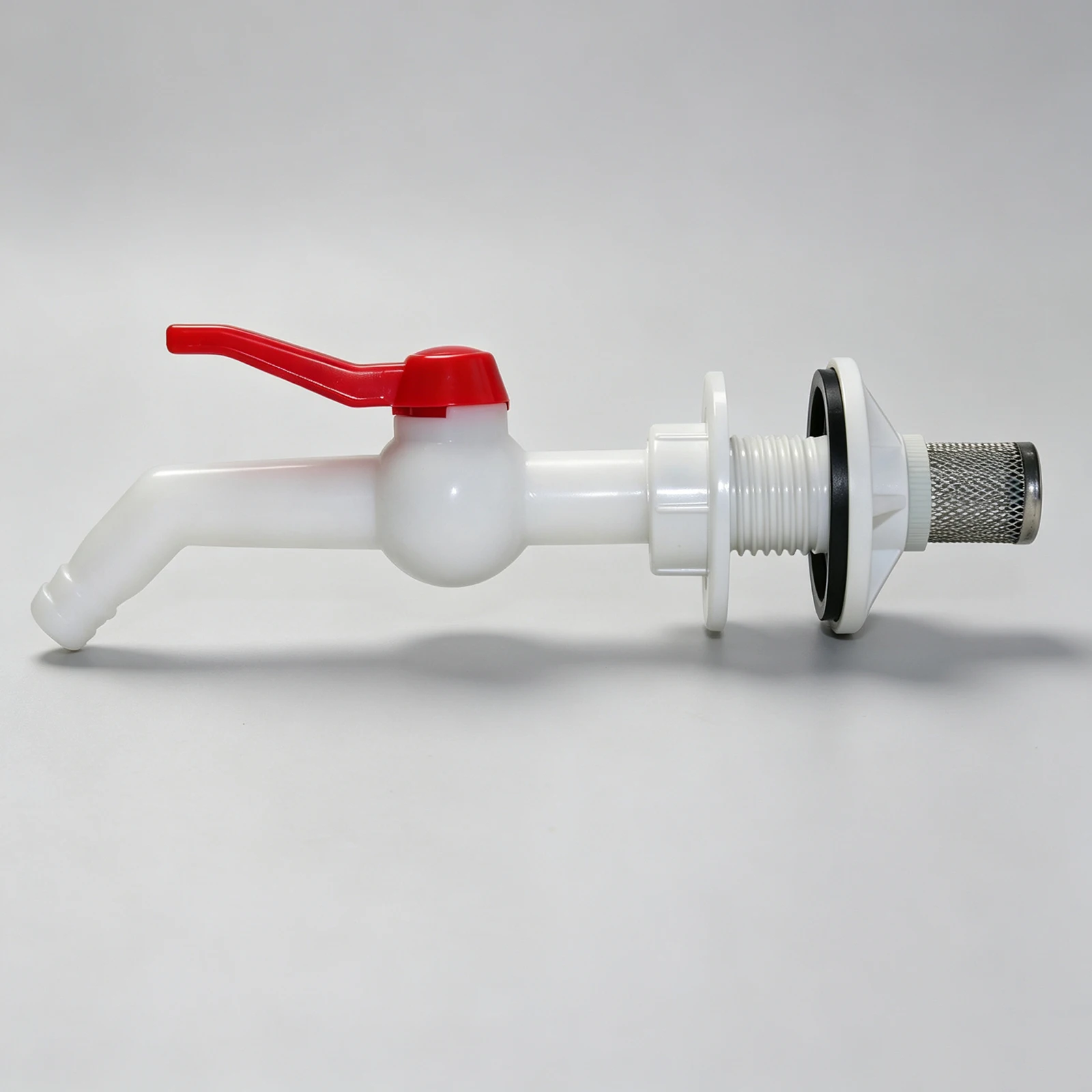 PVC Bulkhead Fitting Water Tank Replacement Spigot Drainage Faucet Connector for Rain Barrels Aquariums Ponds