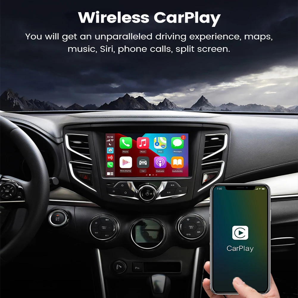 

USB Wired/Wireless CarPlay Dongle Wired/Wireless Android Auto Adapter Mirrorlink Bluetooth Auto Connect For Android Car Stereo