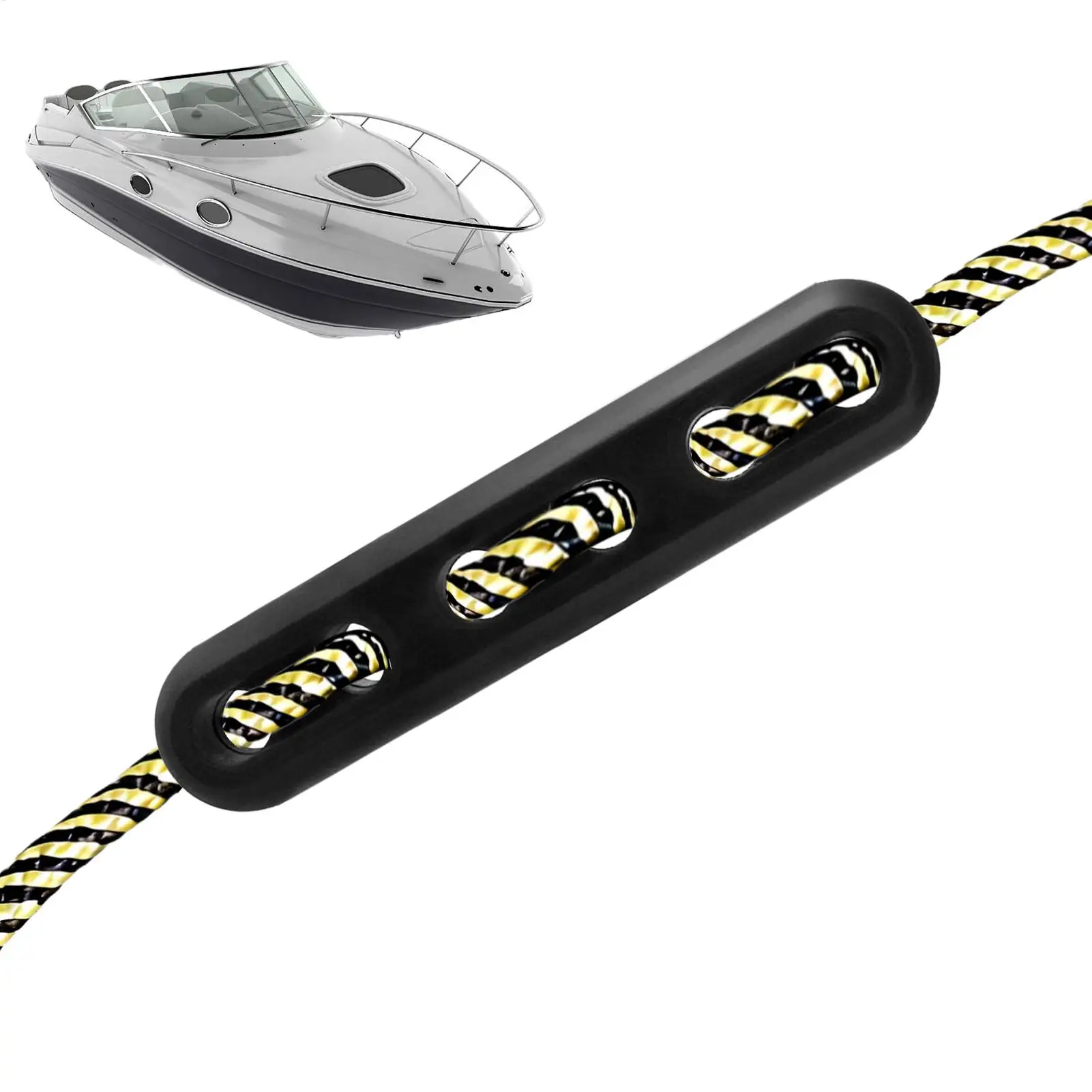 

Boat Dock Snubber Rubber Heavy Duty Marine Accessories Boat Docking Line Buffer Snubbers For Boating Sailing Docking Anchoring