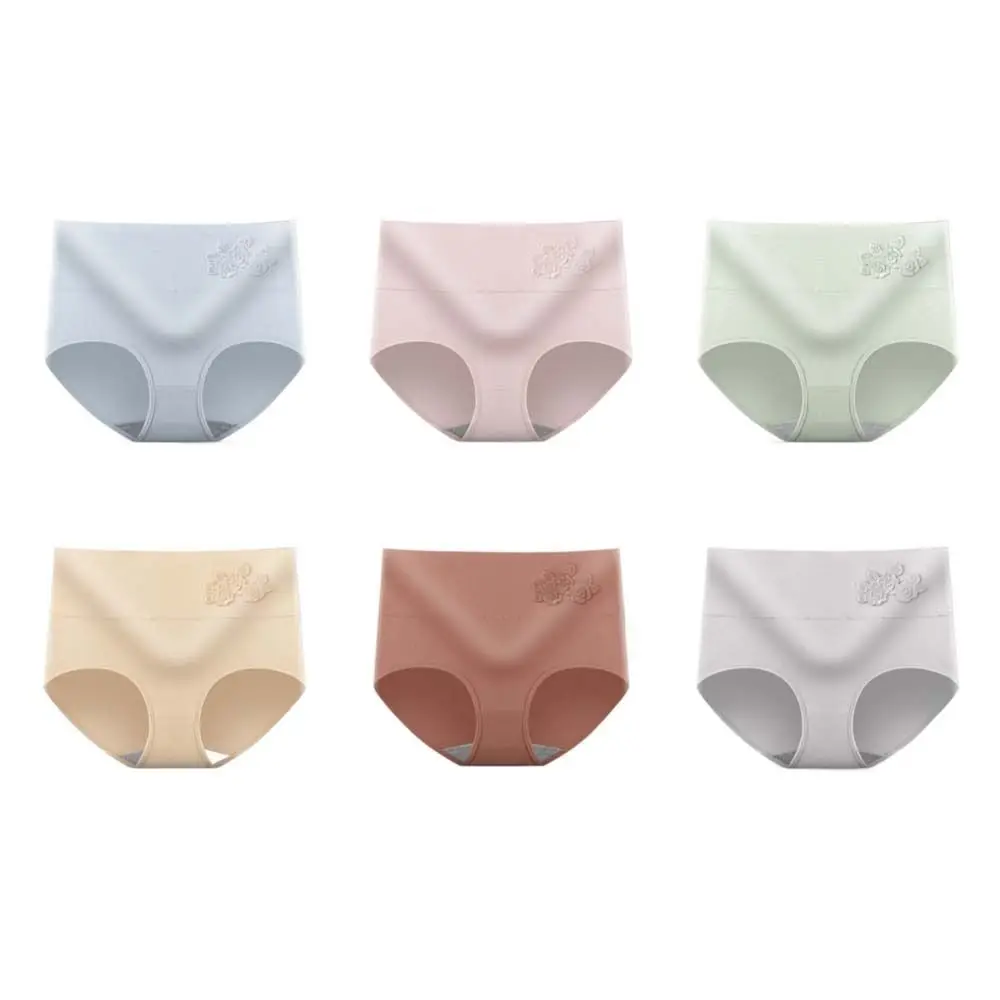 Faja moldeadora de cuerpo posparto de cintura alta para mujer, calzoncillos de algodón de talla grande, con estampado de flores 3D contracción del vientre