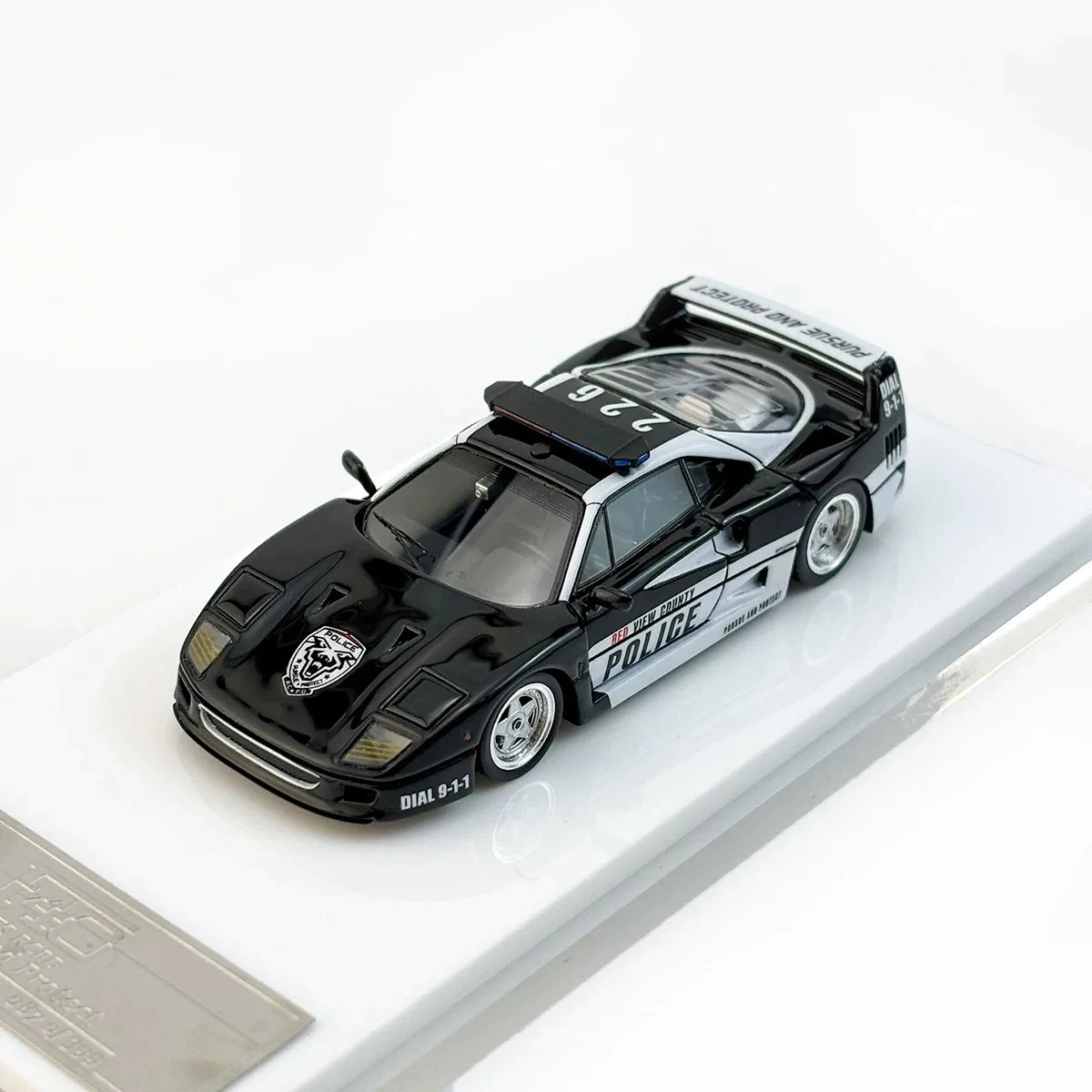 

MY64 1/64 F40 Black Collection Gift Scale Model Car