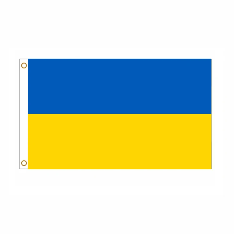 5 Pcs/lot Ukrainian National Flag 90x150cm Ukraine National Flag wholesale
