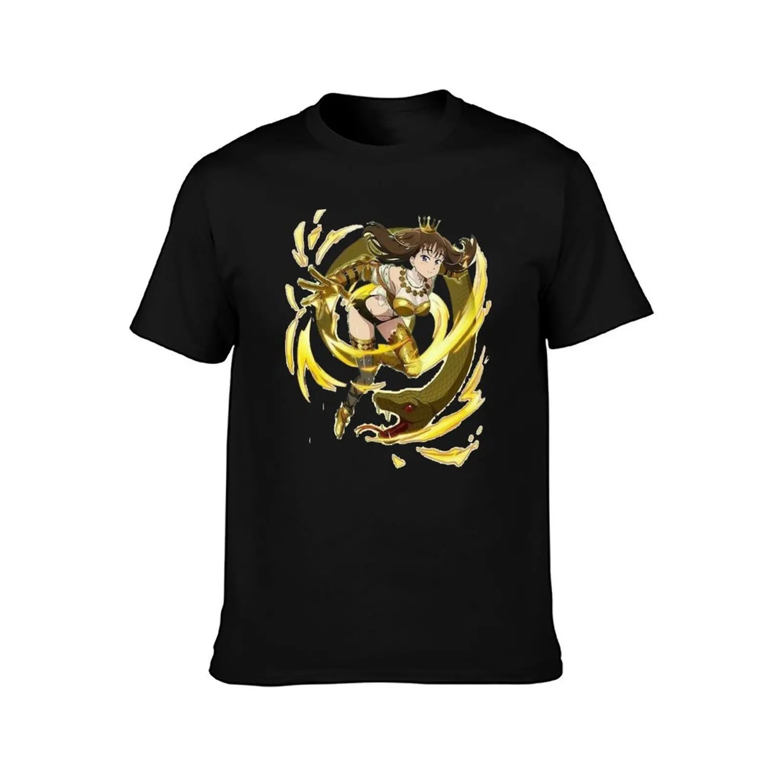 Diane Queen shirt T-Shirt, Summer Casual Cotton Tee, Oversized Streetwear Tops, Vintage Graphic Print, Loose Fit Short Sleeve