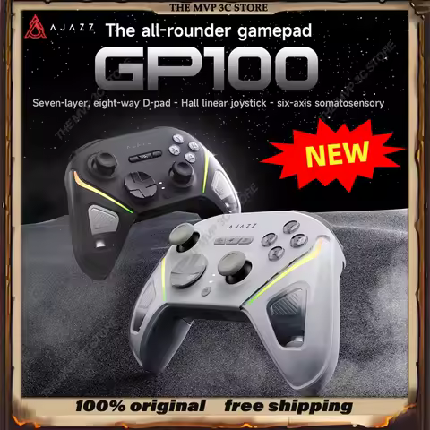 AJAZZ GP100 Customized Gaming Controller Wireless 2.4G 1000HZ 800MAH PC Switch Xbox The All-rounder Gamepad Seven Layer