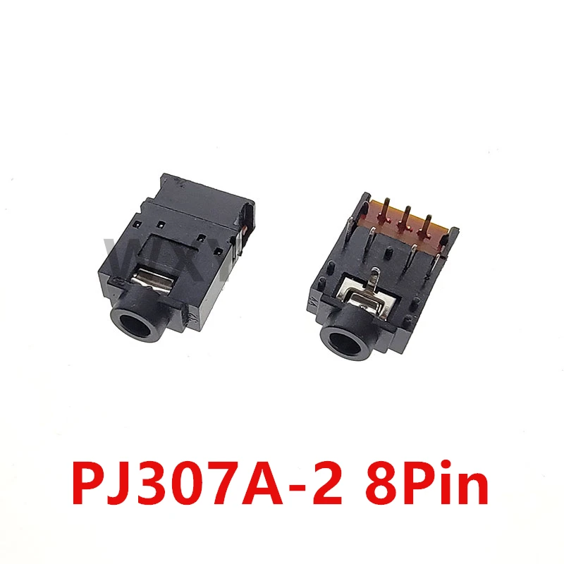 PJ-307 3.5 mm 8Pin/ 11 Pin Stereo Audio Jack Socket PJ307A PJ307B 3.5MM Dual Channel Female Headphone Connector with Switch