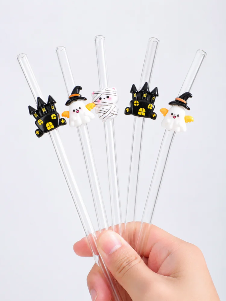 หลอดแก้วโค้งงอสำหรับตกแต่งฮาโล - Reusable Straw บทวิจารณ์และราคา