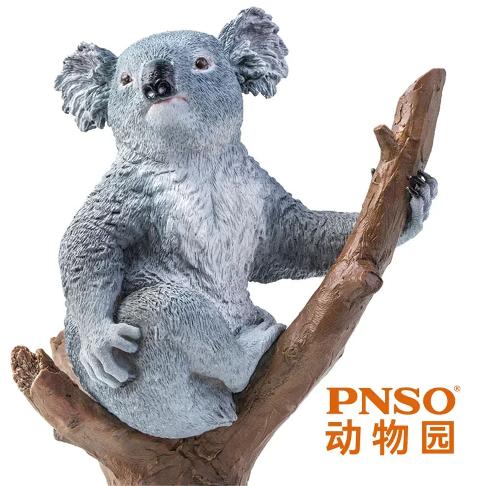 PNSO Seal Siamese Cat Mongoose Panda Koala Beluga Whale Animal Figure Desktop Decoration Collector Toy Gift