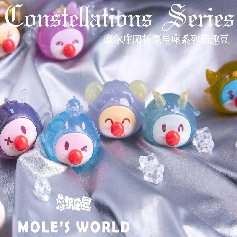 

Mole'S World Prayer Constellation Series Genuine Blind Box Cute Beans Toys Game Peripheral Ornament Mystery Box Gift In Stock