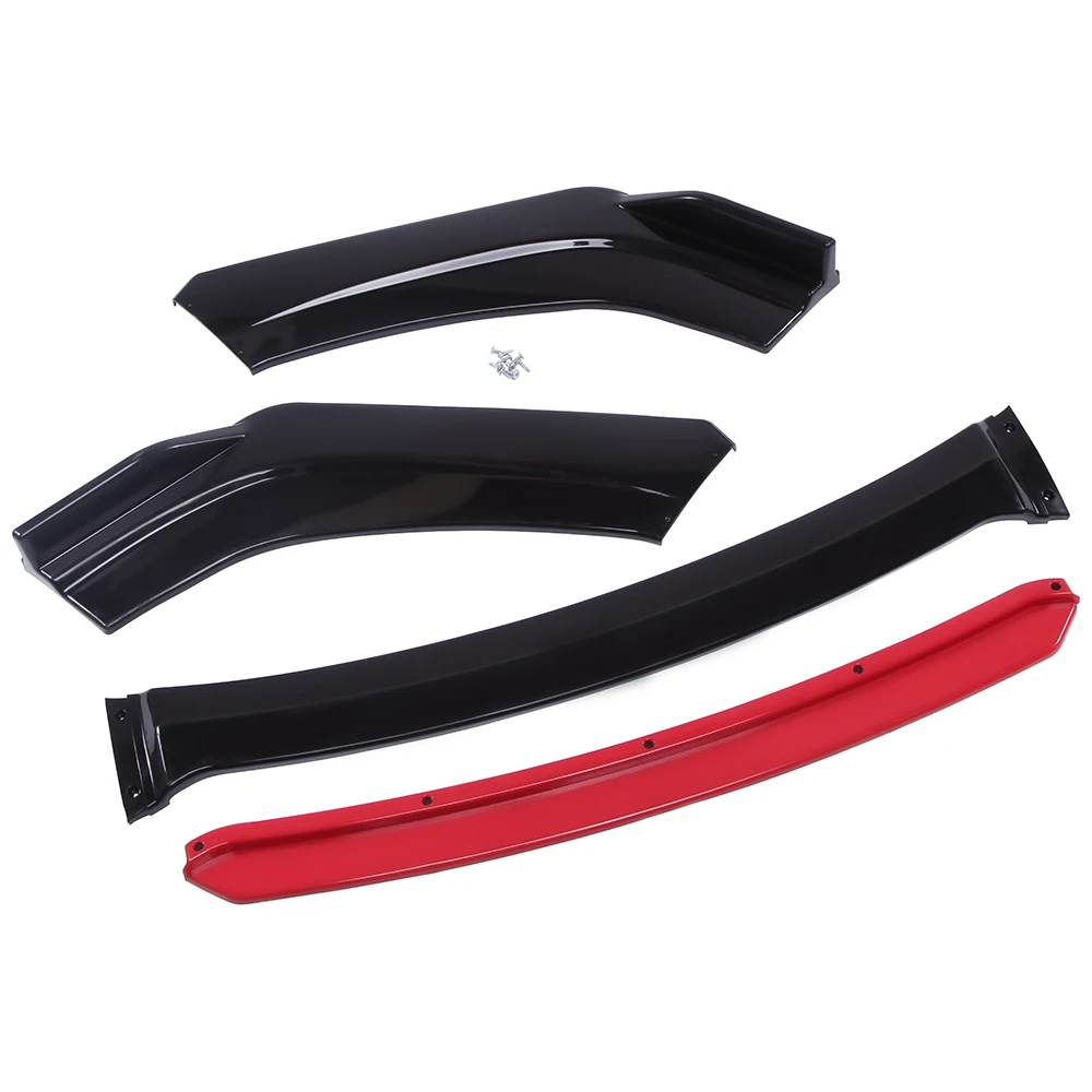 Universal Front Bumper Lip Spoiler Chin Body Kit Protection PP Auto Car Exterior Aerodynamic Parts