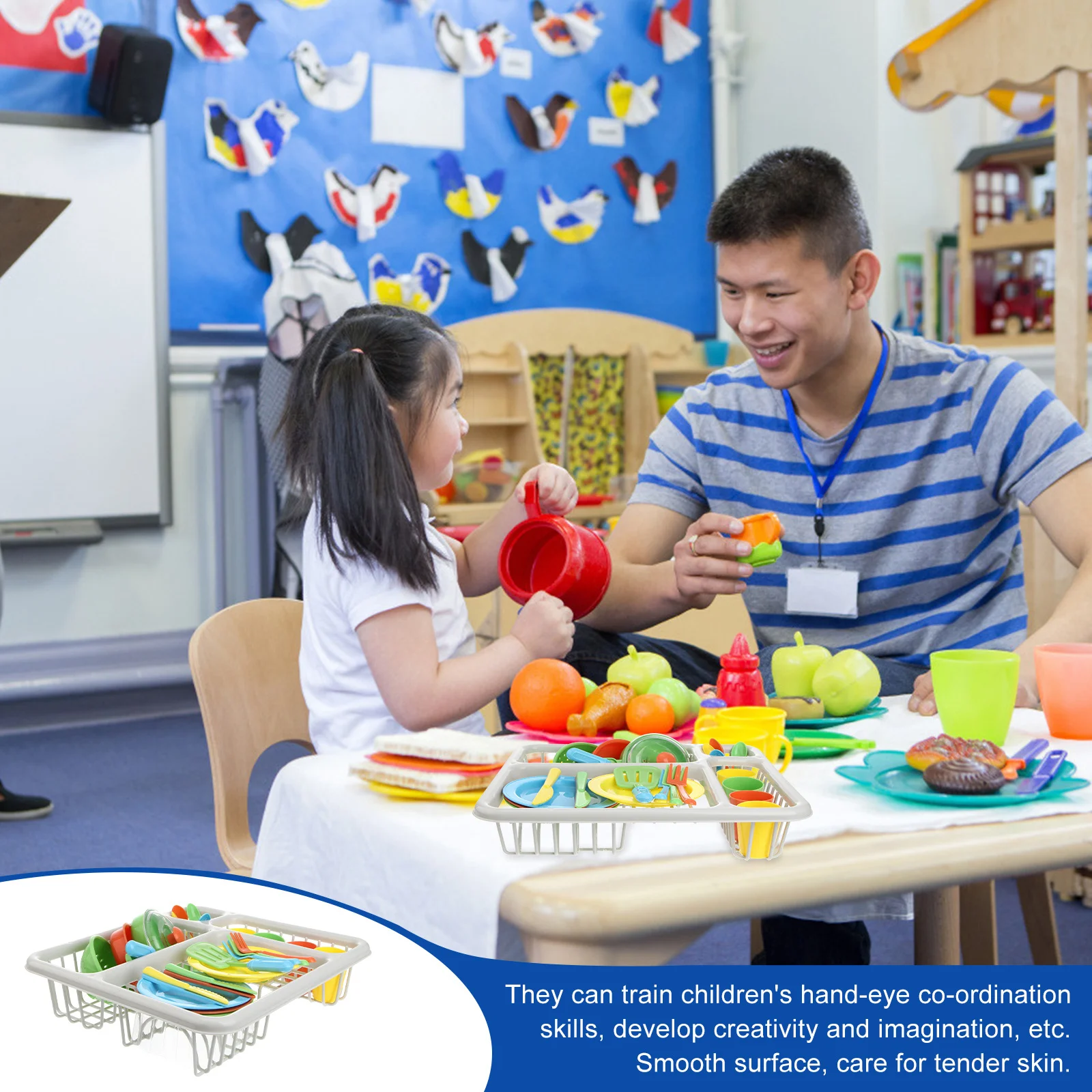 1Set Kleine Keuken Speelset Kinderen Vroeg Onderwijs Speelgoed Ontwikkelen Logica Denken Uitbreiden Kennis Ouder-kind Interactief