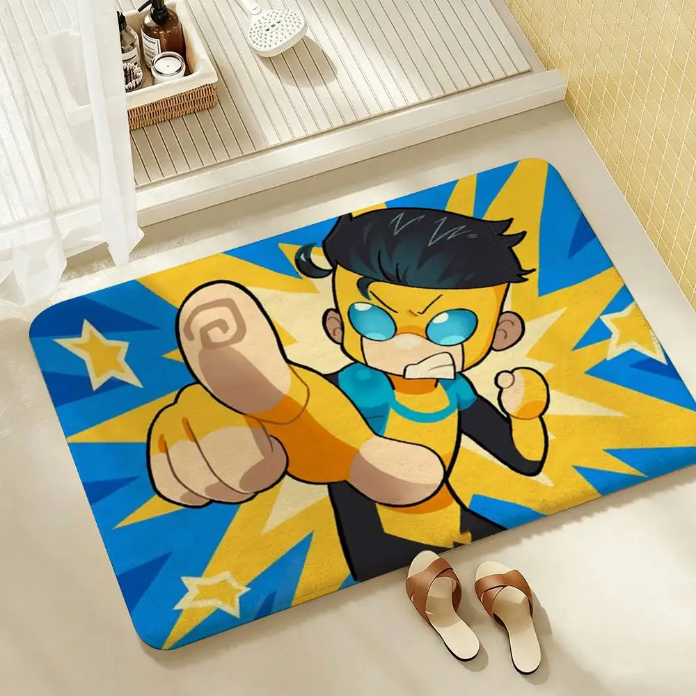 Invincible M-Mark Atom_M Eve  Shower Room Absorbent Small Floor Mat Soft Comfortable Decorative Foot Mat