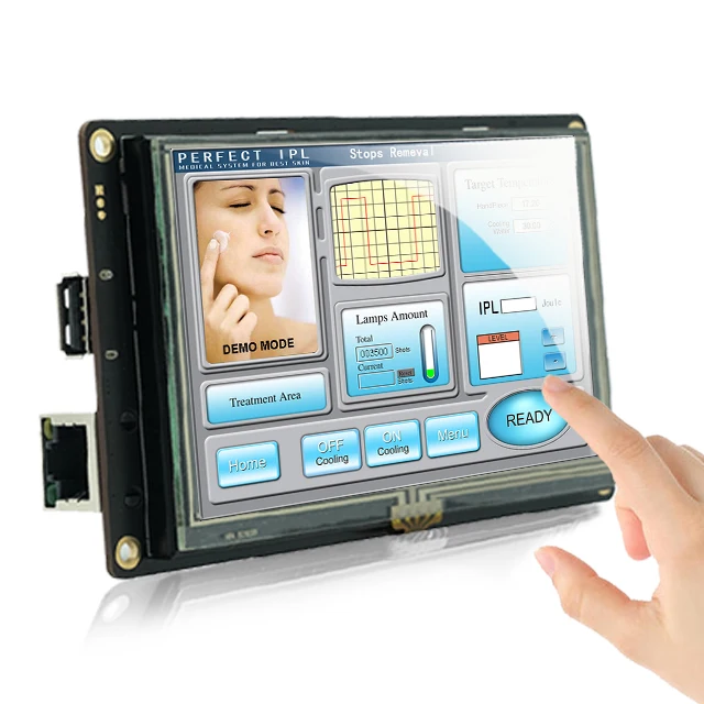 

10,4-дюймовый интеллектуальный TFT LCD модуль HMI с контроллером + программой + сенсорным экраном + последовательным интерфейсом UART для STWI104WT-01