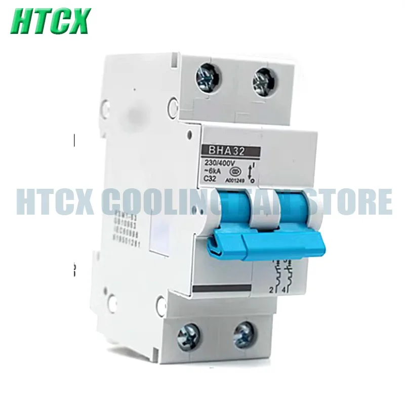 Type C Miniature Circuit Breaker Air Switch BHA32 2P 6A 10 A 16A 20A 25A 32A 40A 50A 63A