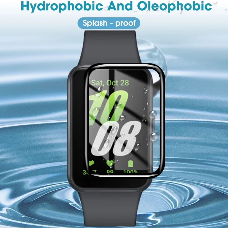 5/1PCS Watch Screen Protector Soft Flexiable Protective Film for Samsung Galaxy Fit 3 Anti-scratch Curved Cover for Galaxy Fit3