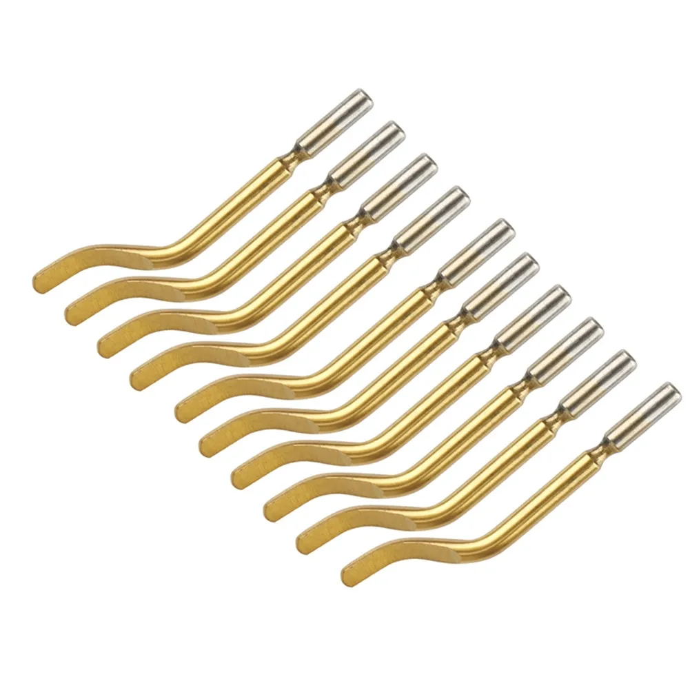10 Chiếc 47.5Mm Chiều Dài Sắc & Bền BS2012 Kim Loại Cắt Tỉa Dao Nạo Deburring Gỗ/PVC/ABS/kim Loại Mềm Cắt