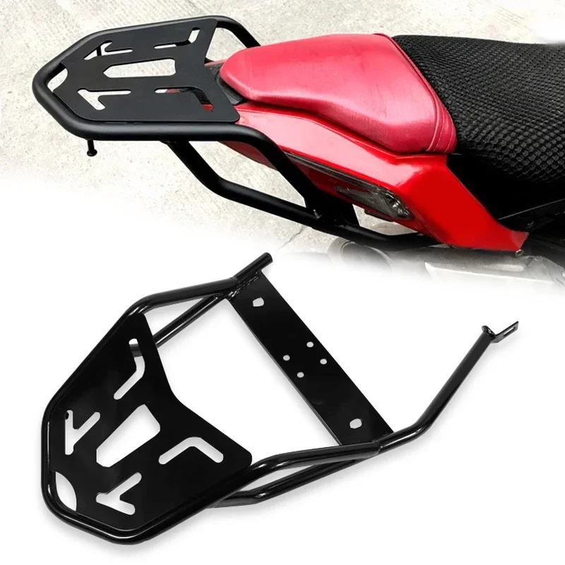 BJ125-3E TNT125 Motorcycle Accessories Rack Rear Box Rear Case Trunk Luggage Rack BJ125 3E Fit For Benelli TNT-125 TNT 125 Black