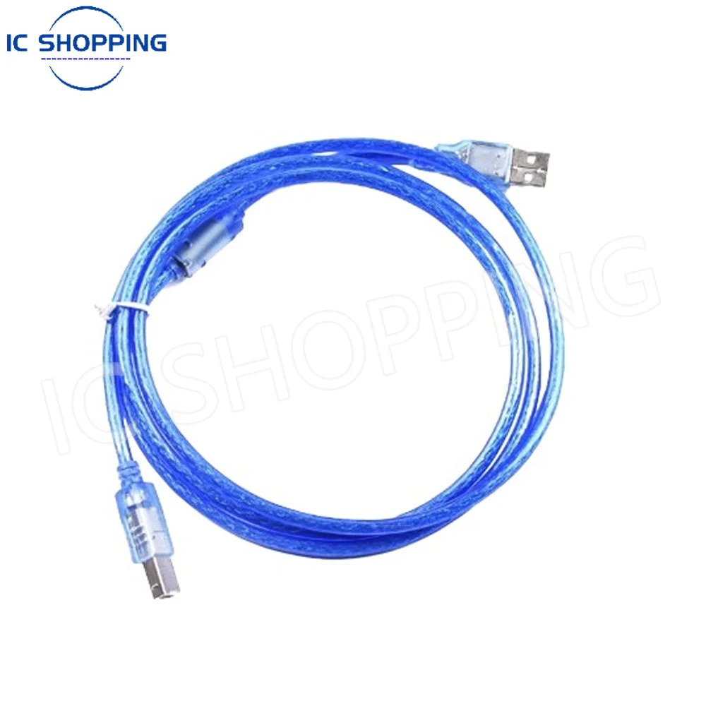 0.3m 0.5m 1m 1..42m High Speed USB 2.0 Printer Cable Type A Male to Type B Male with Filter Dual Shielding Transparent