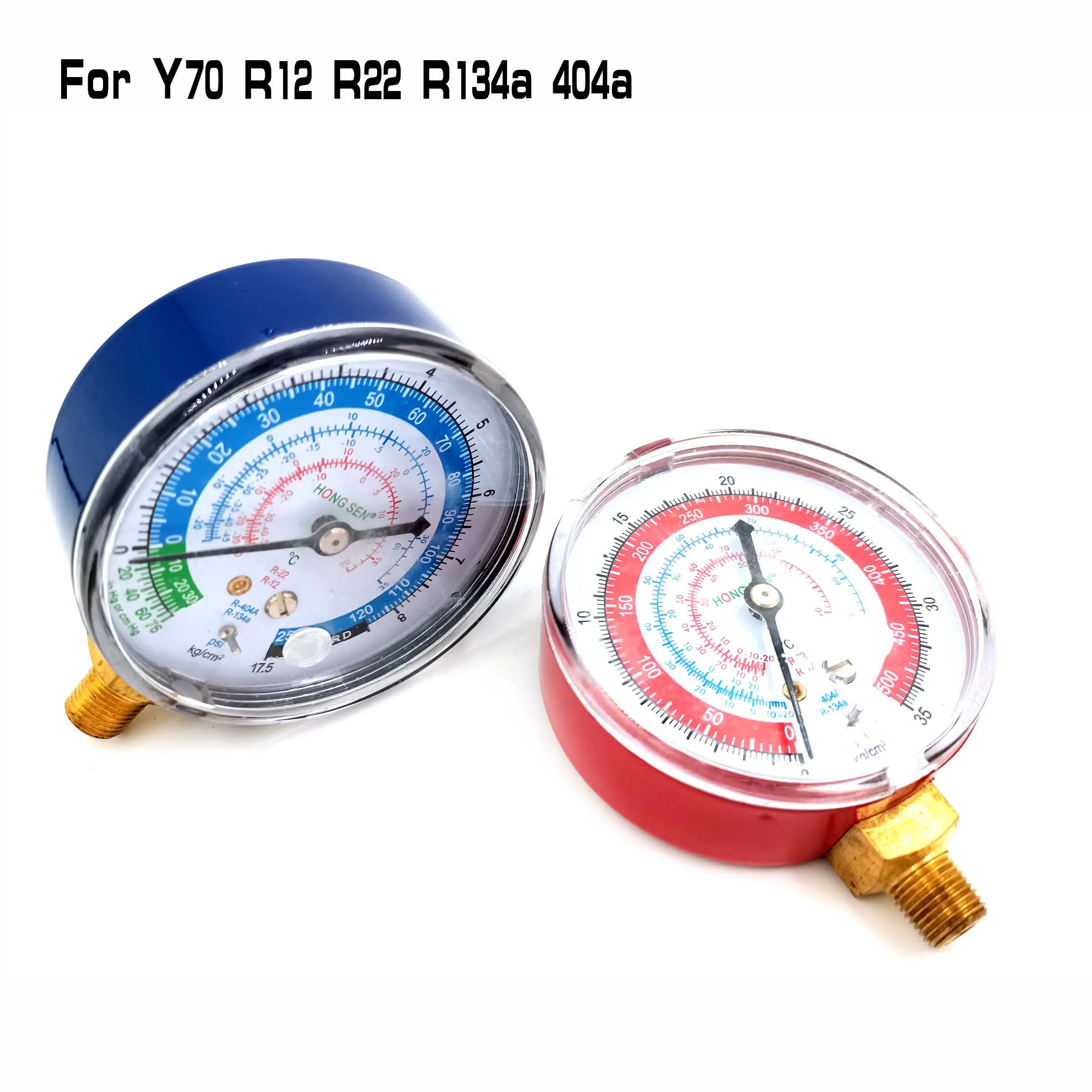 Household Car Air Condition Fluorine Cool Gas Meter Valve High Low Pressures Manifold Gauges Set  For Y70 R22 R12 R404A R134a