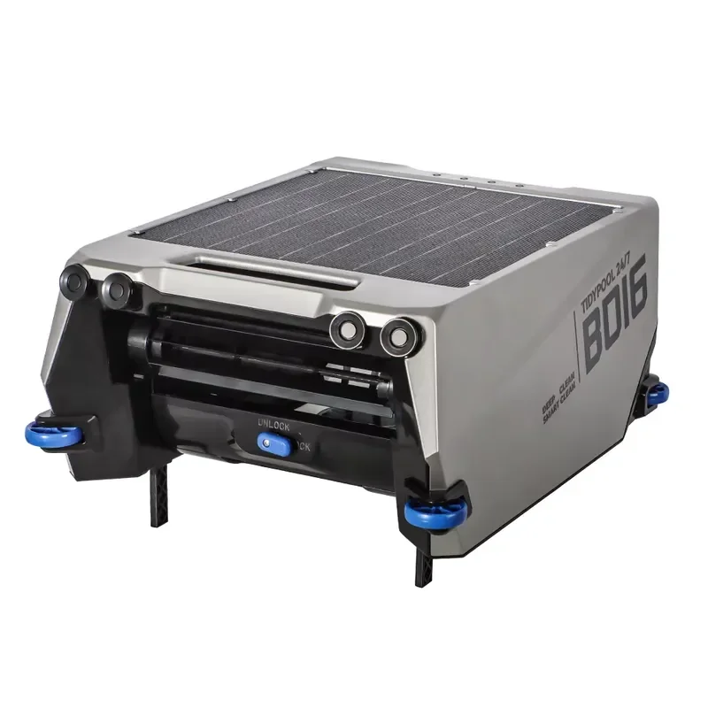 STROVAN Hot Sale Solar Powered Pool Cleaning Robot Automatic Surface Skimmer Eco-Friendly High Efficiency Auto Leaves Debris