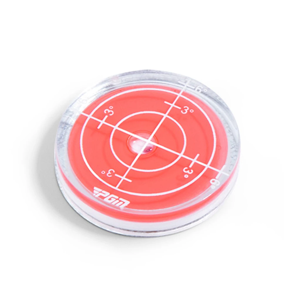 1pc Level-Golf Cap Clip Magnetic Ball Marker Two-Color For-Golf Lovers ABS Glue Golf Level Function Marks Magnetic Level