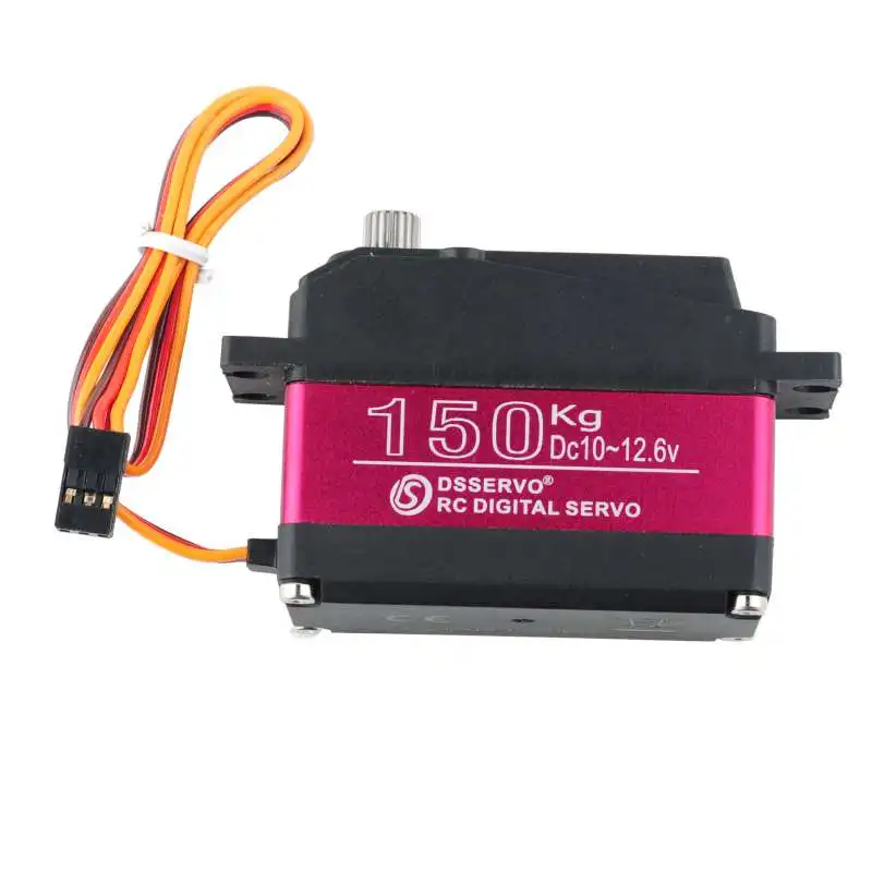 4PCS DS51150 150KG HV 12V RC Servo - Scala 1/5 18T Ingranaggio in acciaio inossidabile Servo a coppia elevata per Redcat/HPI Baja 5B SS