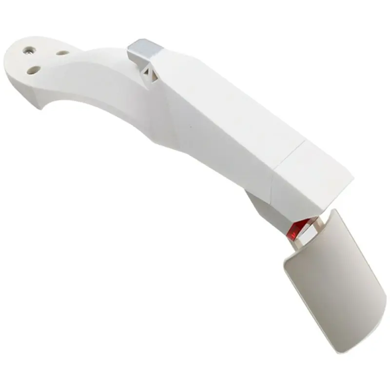 Scooter Fenders Rear Parts Accessories With License Plate Flap For Electric Scooters, PRO 2 White-A54R