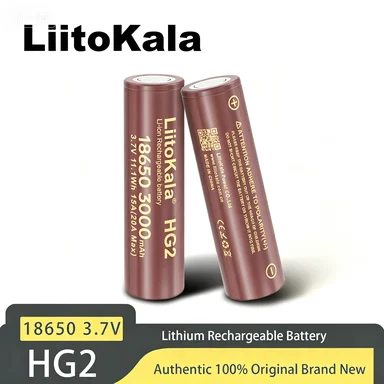 Liitokala HG2 HG2-N 18650 3000mAh Battery 18650 3.6V Discharge 20A Dedicated For HG2 Power Rechargeable Battery