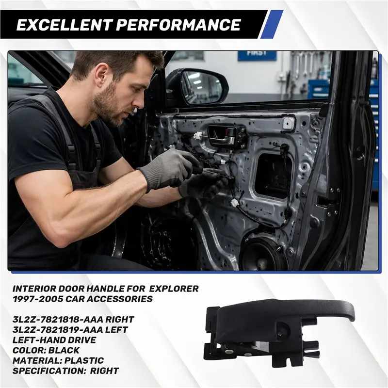 Car Accessories Interior Door Handle For Ford Explorer 1997-2005 LHD 3L2Z-7821818-AAA Right