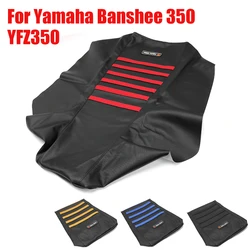 Motorcycle Soft Seat Cover Ribbed Rubber Non-slip Seat Cover Waterproof For Yamaha Banshee 350 YFZ350 1987-2006 2005 2004 2003
