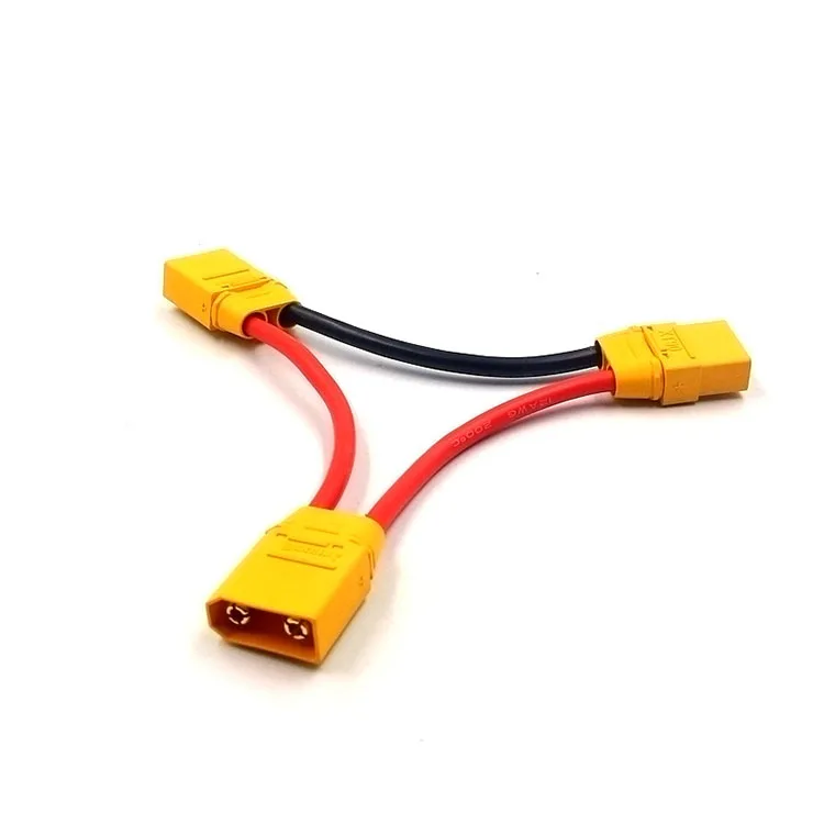 20PCS Amass XT90 Connector Male To Female Series Adapter Wire 10AWG 100mm Battery Series Harness For RC Drone Lipo Batteries Cha
