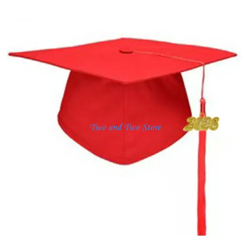 HX6F Classical Graduation Mortarboard 2026 for Ceremonies Comfortable Design