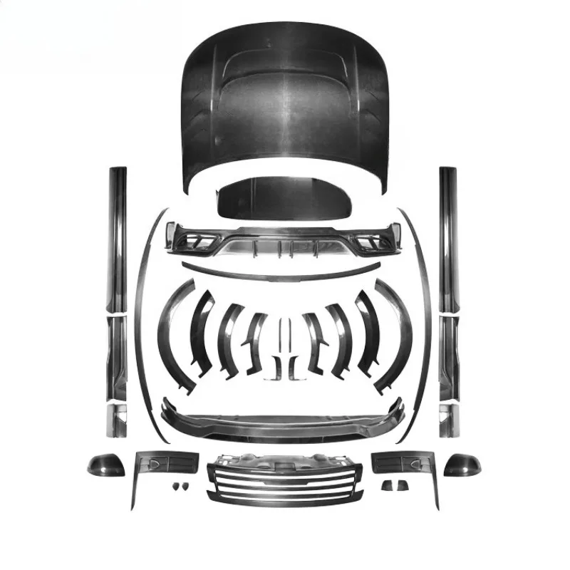 High Quality M-Body Kit Auto Parts Front Lip Rear Diffuser Cover Side Skirt Body Kit