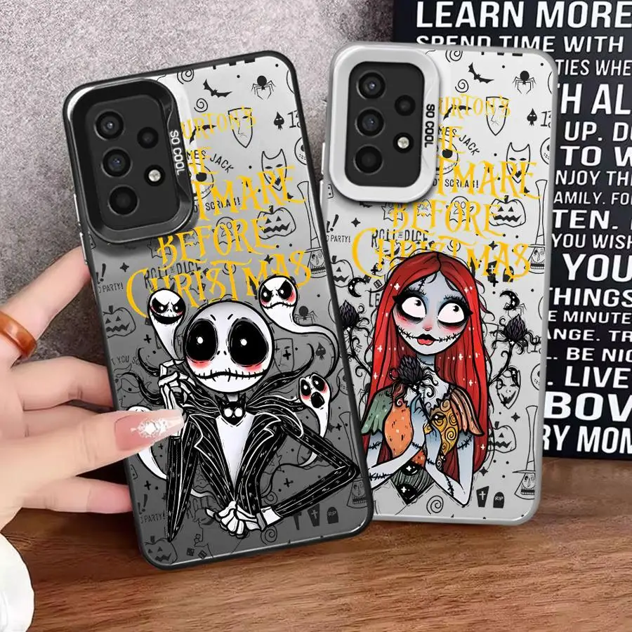 The Nightmare Before Christmas Case for Samsung Galaxy A54 A52 A14 A53 A34 A13 A12 A23 A33 A71 A32 A51 A24 A72 Funda Phone Cover