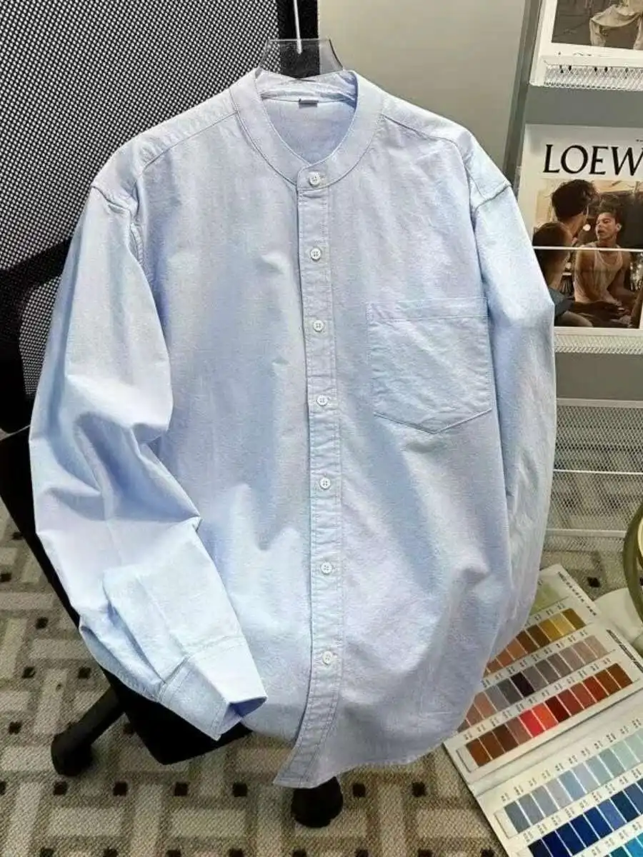 

Новая мужская длинная све, хлопково-льняная повседневная свободная универсальная осенняя модная верхняя одежда, удобная дышащая повседневная одежда