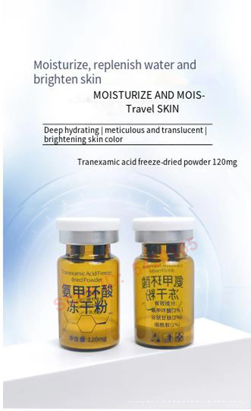2/5 /10Pairs Tranexamic Acid & Glutathione Peptide Serum – Brightening Facial Care, Fade Dark Spots, Even Skin Tone