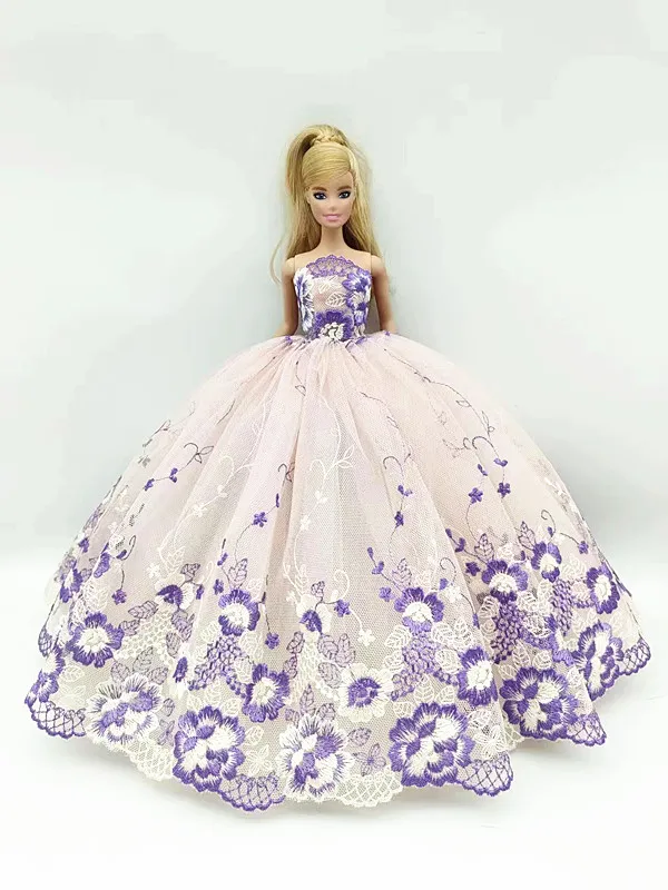 New fashion clothes handmade dress for 30cm doll 1/6 party wedding dress girl christmas gift