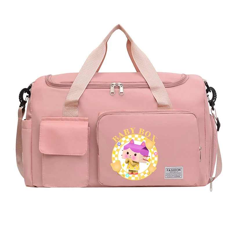 Gabby Dollhouse Borsa da viaggio carina Tote Borse portaoggetti per vestiti di grande capacità Borsone da palestra con scomparto per scarpe Borsa portatile