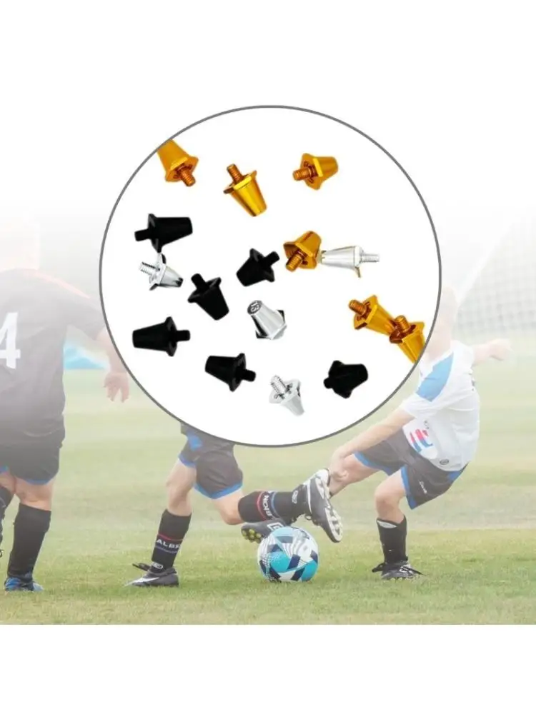 12 Buah Kancing Sepak Bola Pengganti Aluminium, Kancing Sepatu Sepak Bola Pengganti Kancing Sepak Bola untuk Sepatu Sepak Bola
