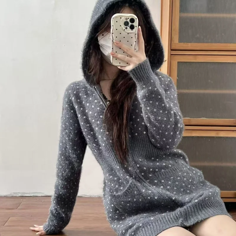 Vintage American Long Sleeve Moda Veste Femme New Loose Simple Office Lady Coat All-match Casual Trendy Hot Sell Jackets